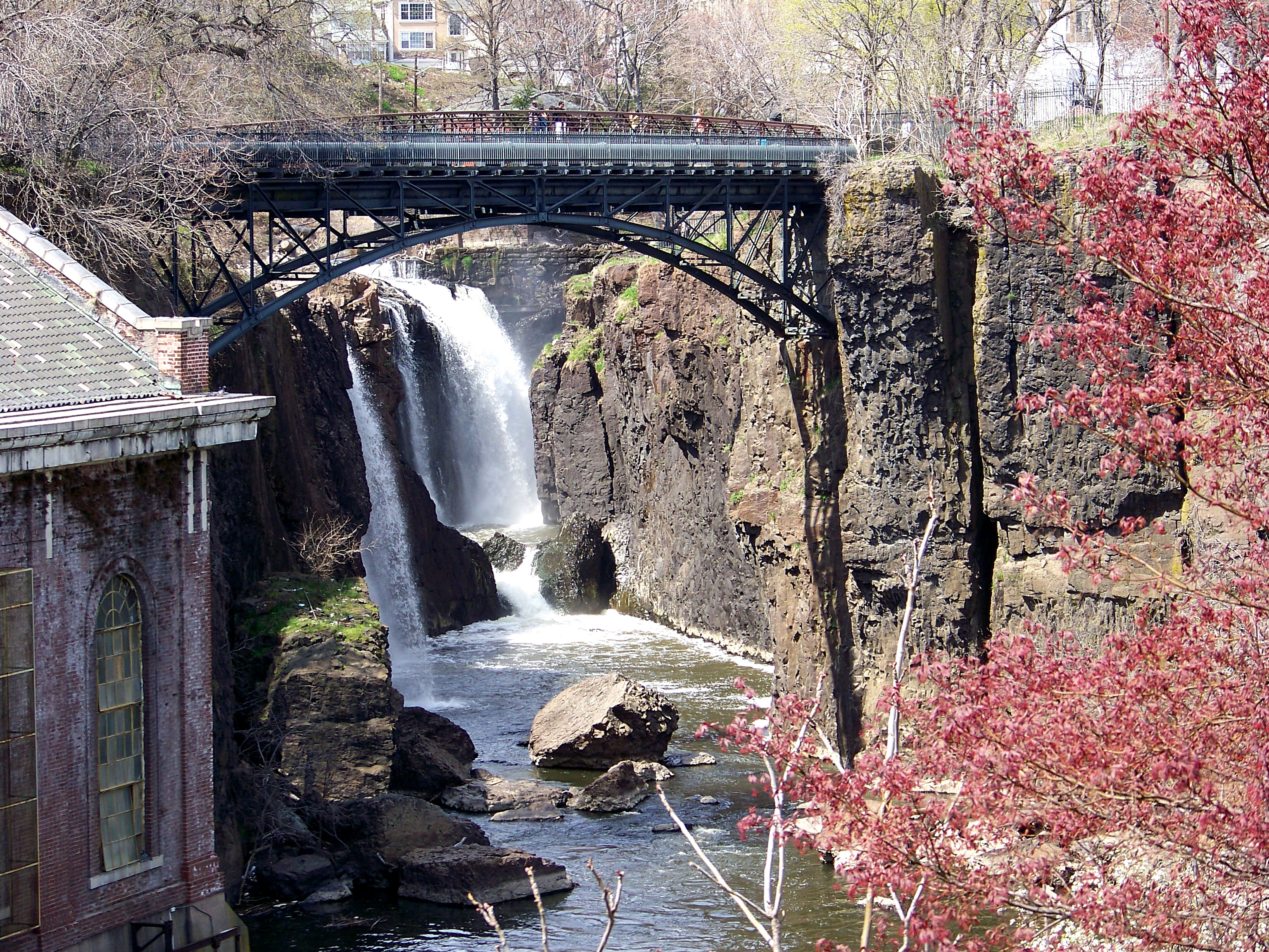 Great Falls early Spring Paterson, NJ